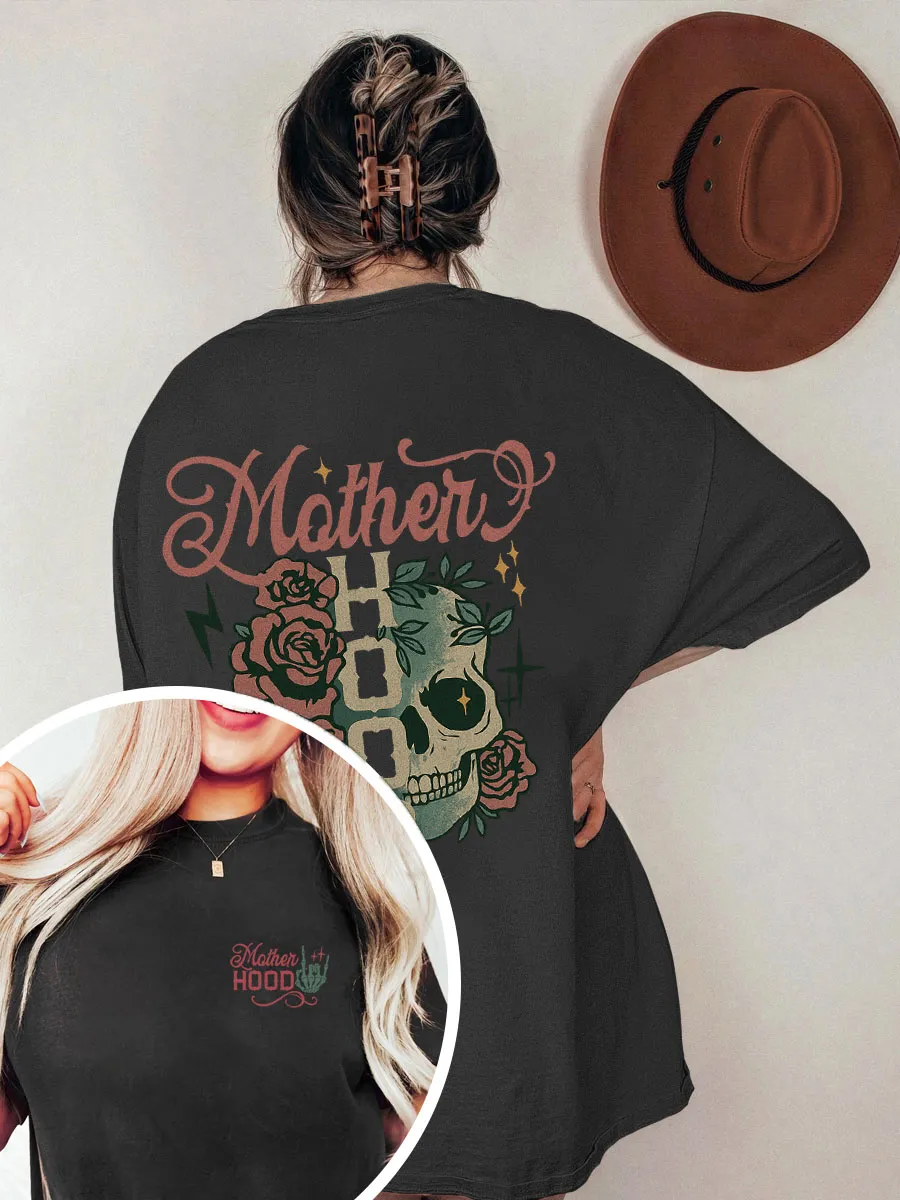 Vintage Motherhood Oversize Graphic Tee