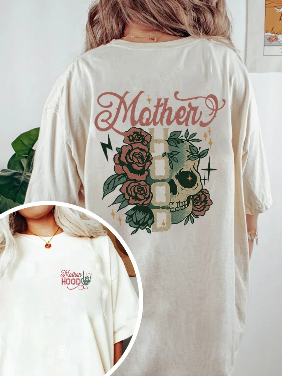 Vintage Motherhood Oversize Graphic Tee
