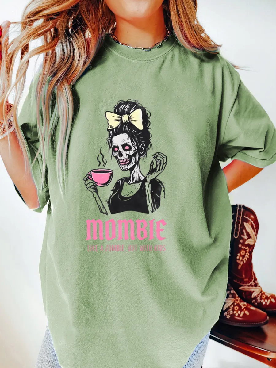 Vintage Funny Mom Life Oversize Graphic Tee