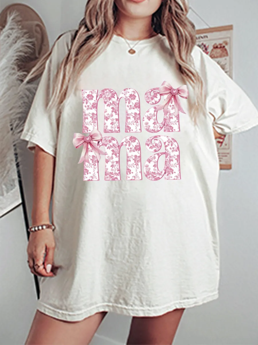 Vintage  Mama Oversize Graphic Tee