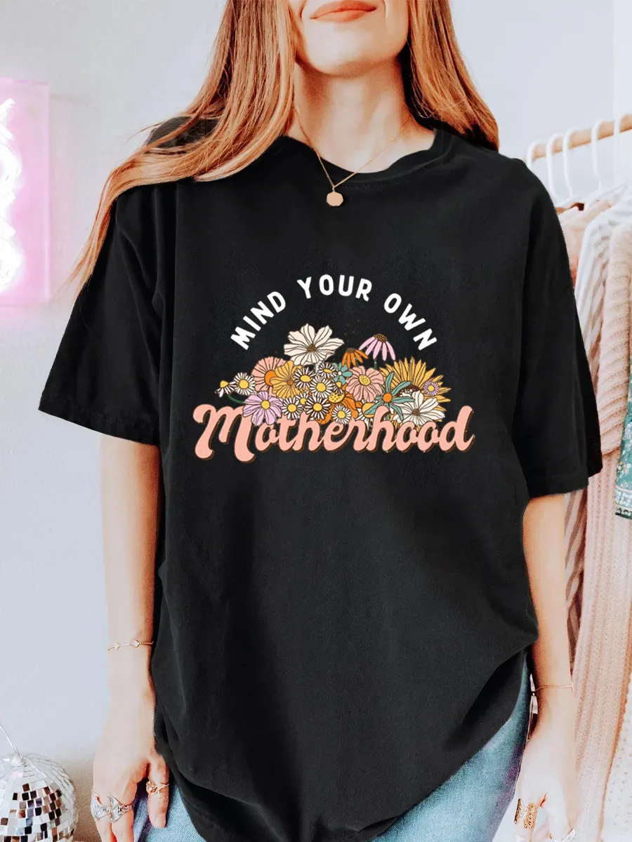 Vintage Cute Mama Oversize Graphic Tee
