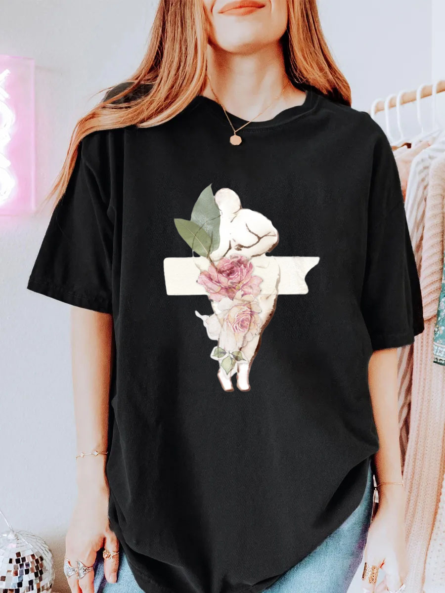 Vintage Becoming Love Oversize Graphic Tee