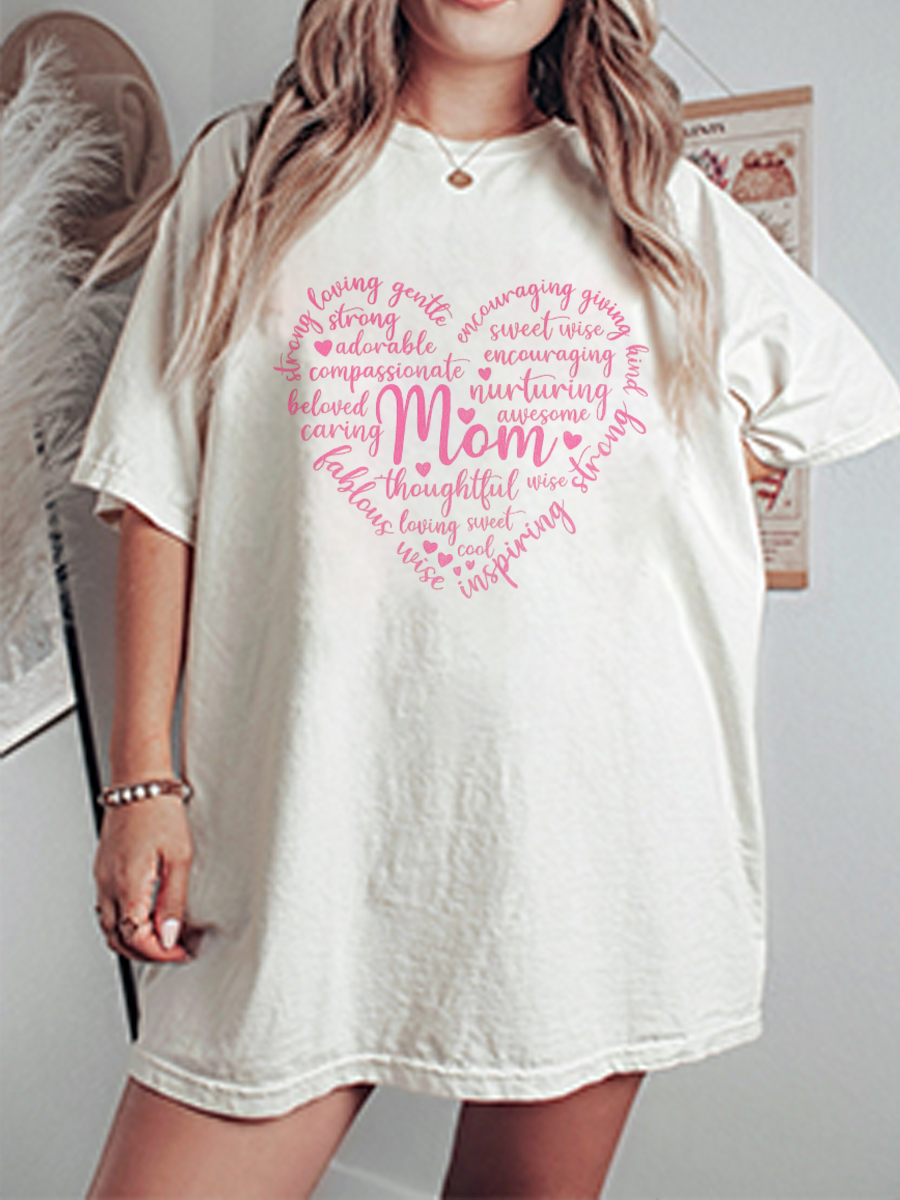 Vintage Mama Oversize Graphic Tee
