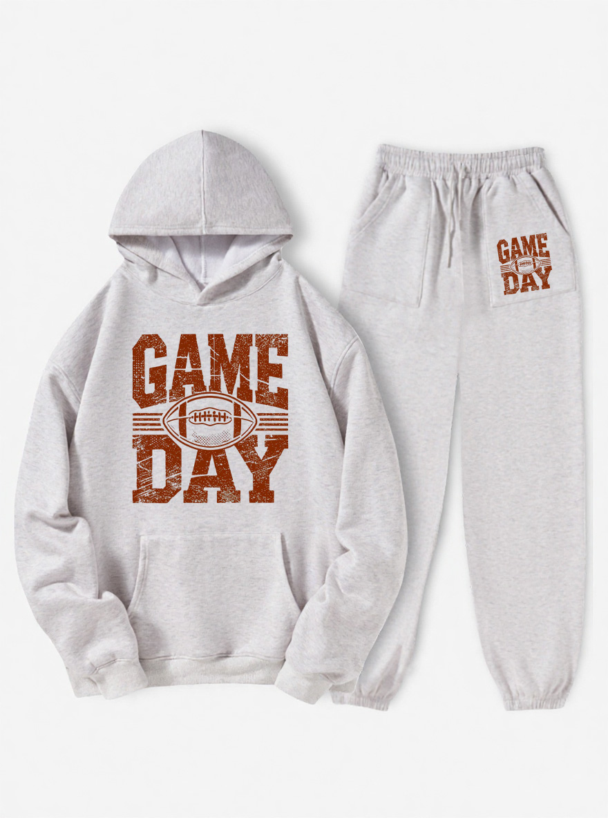 Vintage Game Day Fleece Hoodie Suit