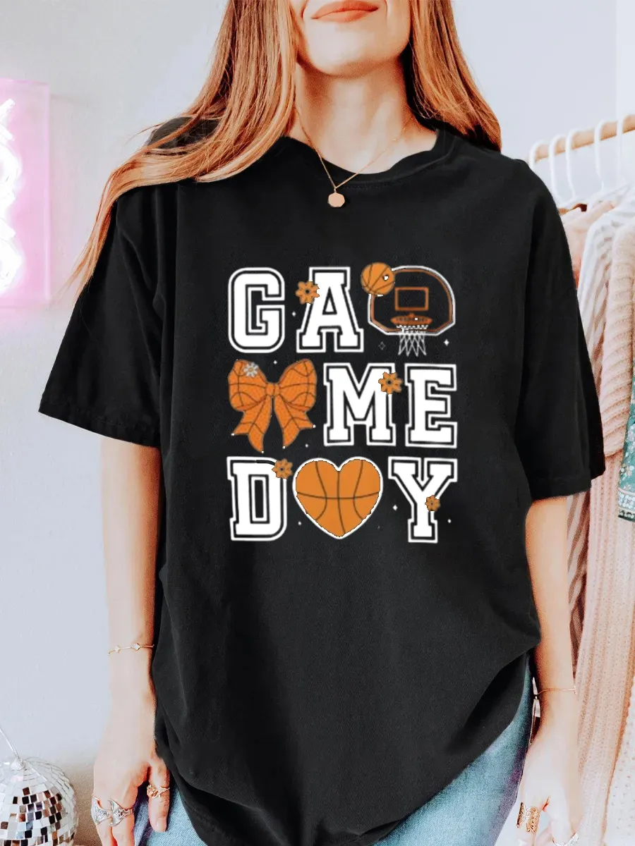 Vintage Game Day Oversize Graphic Tee