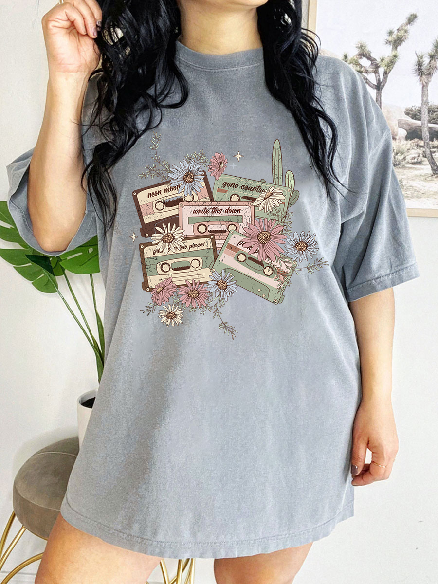 Vintage Cassette Tapes Tee