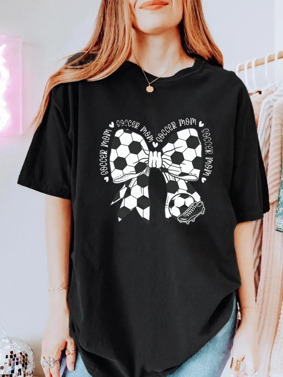 Vintage Soccer Mom Oversize Graphic Tee