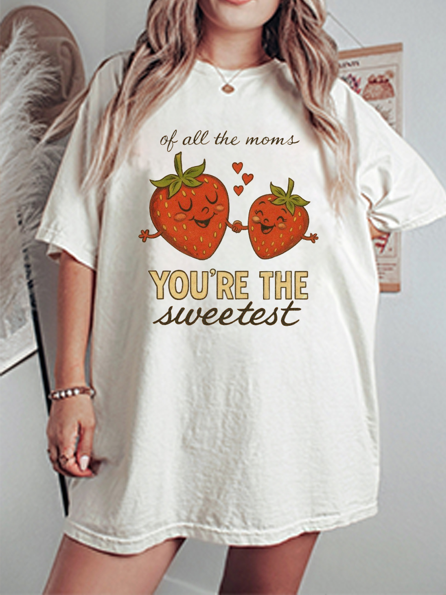 Vintage You'Re The Sweetest Oversize Graphic Tee
