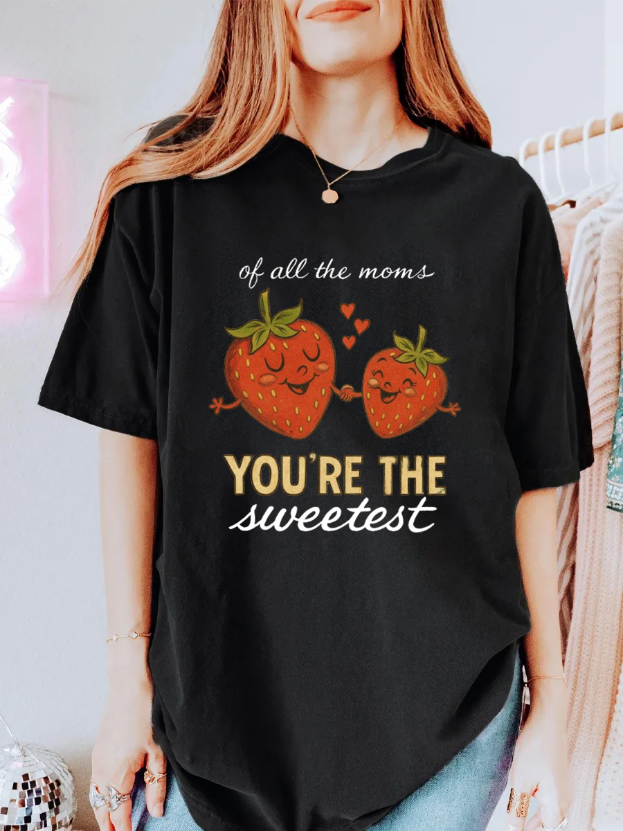 Vintage You'Re The Sweetest Oversize Graphic Tee