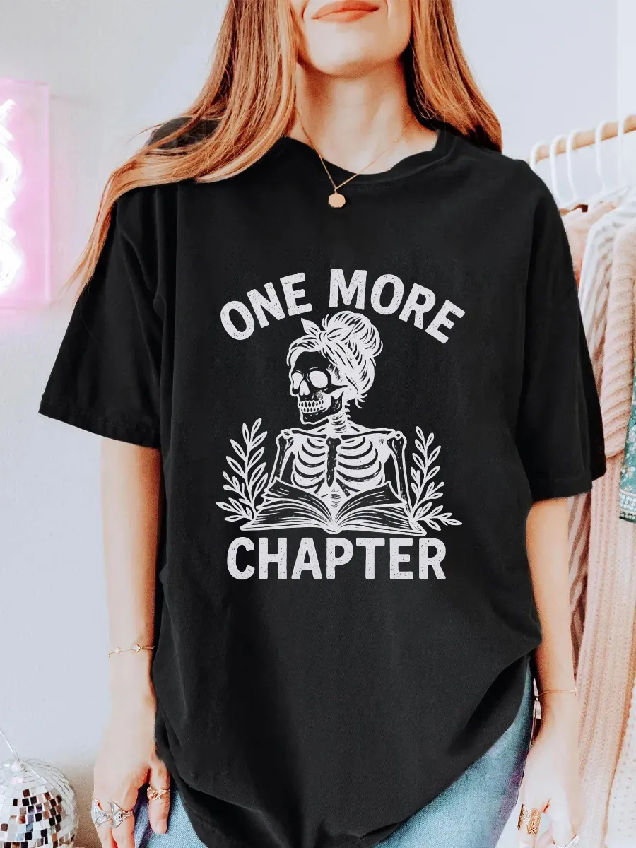 Vintage One More Chapter Oversize Graphic Tee