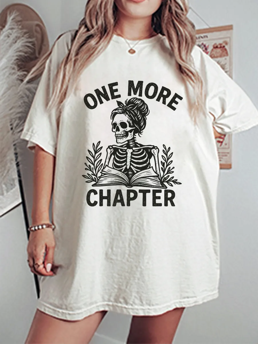 Vintage One More Chapter Oversize Graphic Tee