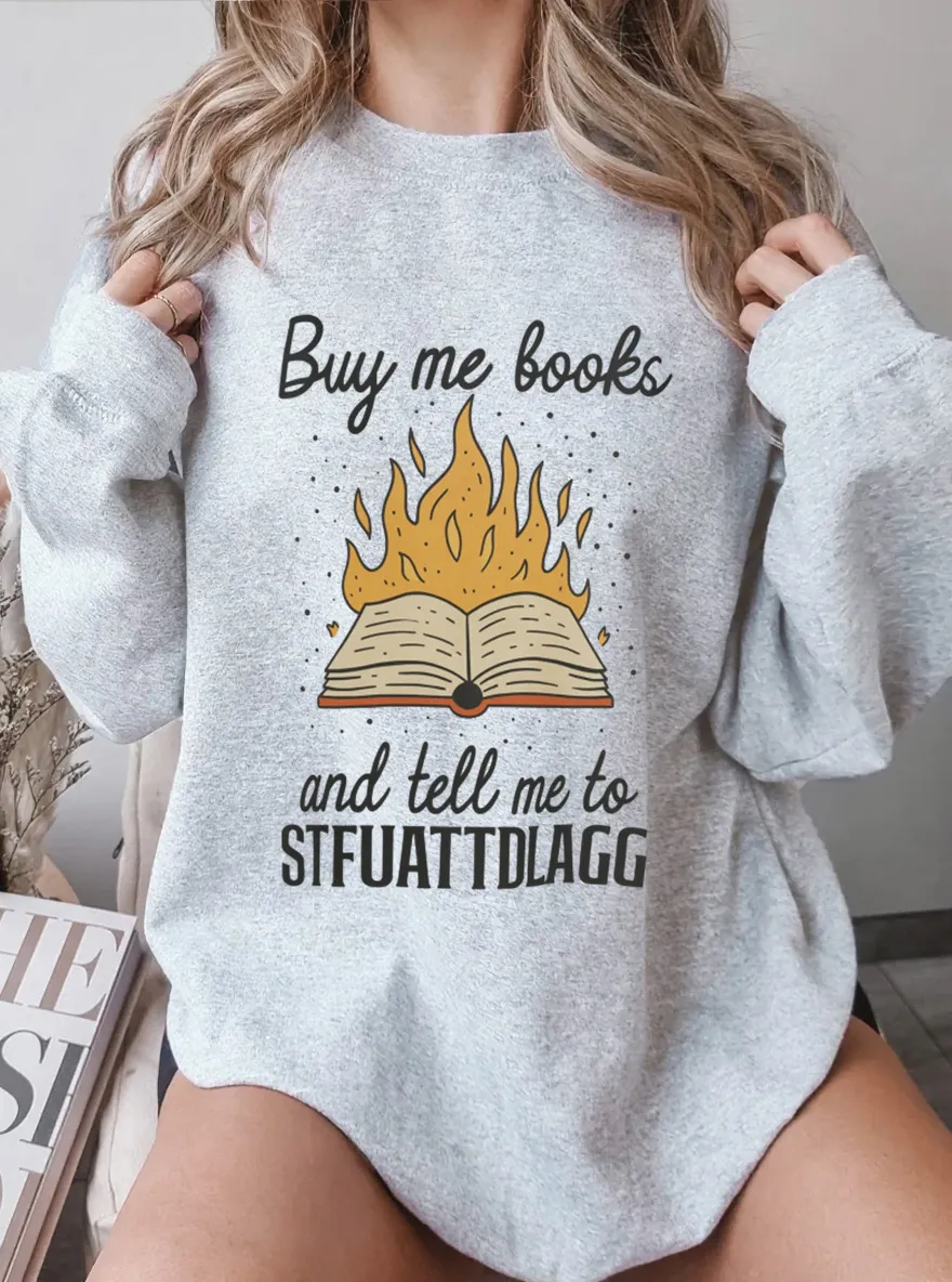 Vintage Stfuattdlagg Oversize Graphic Sweatshirt