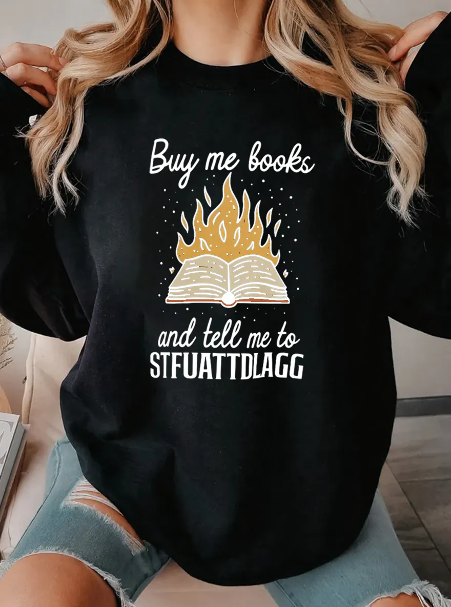 Vintage Stfuattdlagg Oversize Graphic Sweatshirt