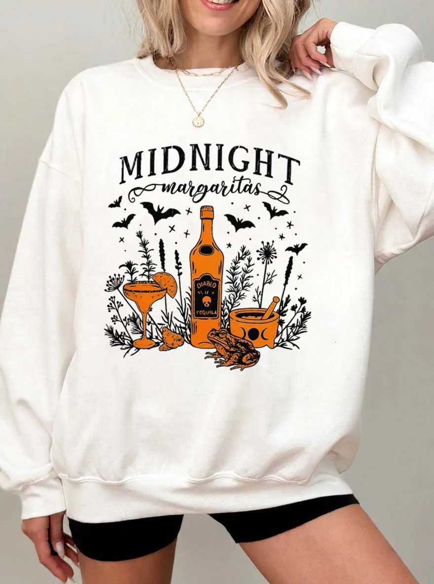 Vintage Margarita Oversize Graphic Sweatshirt