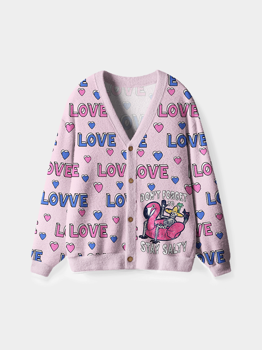 Vintage Stay Salty Cardigan Sweaters