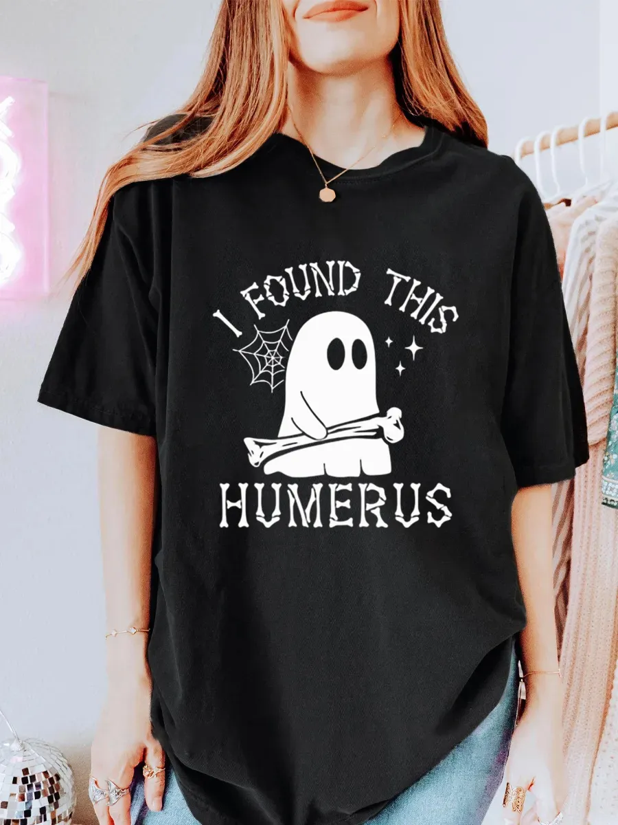 Vintage I Found This Humerus Oversize Graphic Tee