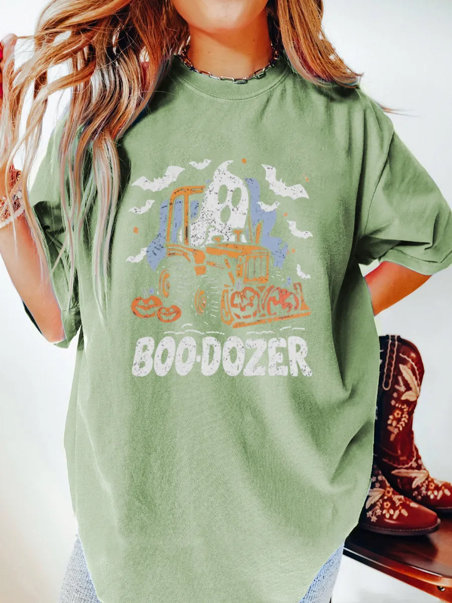Vintage Boo-Dozer Oversize Graphic Tee