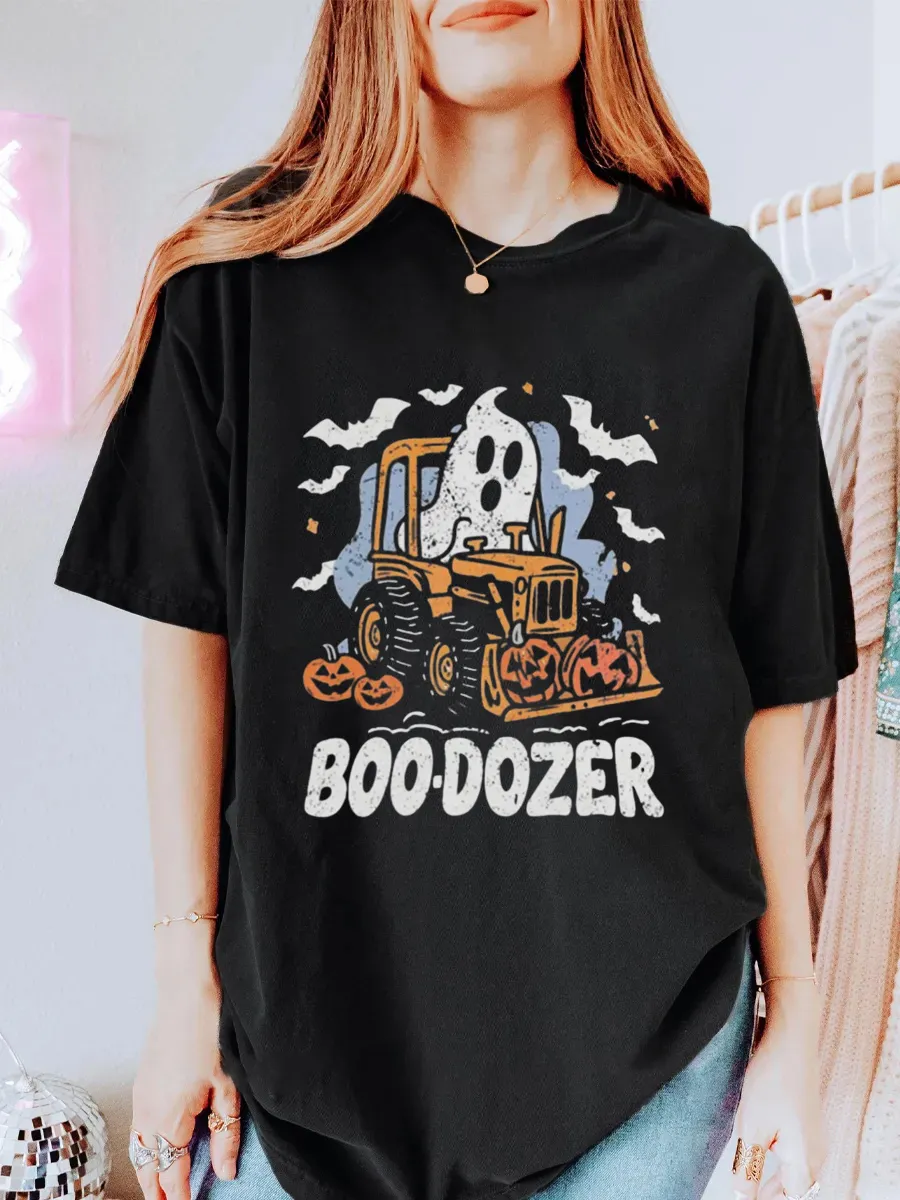 Vintage Boo-Dozer Oversize Graphic Tee