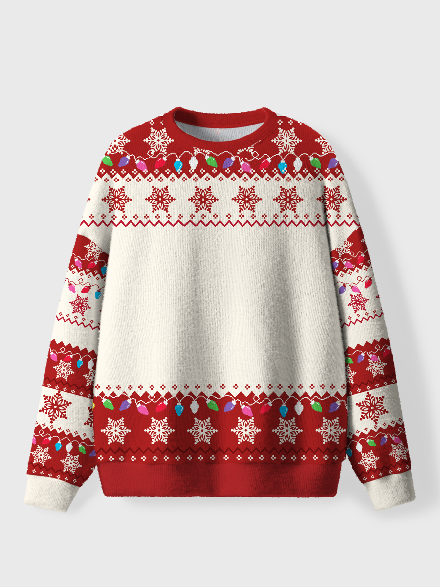 Vintage I'M Fine Christmas Ugly Sweater