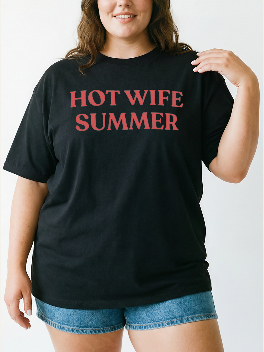 Vintage Hot Wife Summe Oversize Graphic Tee