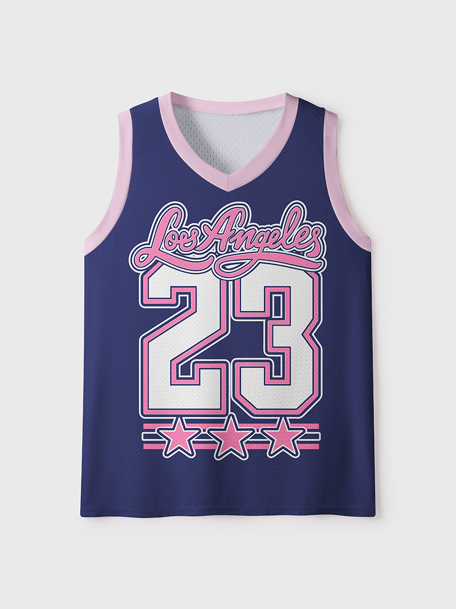 Smile Mood Mesh Jersey Tank Top