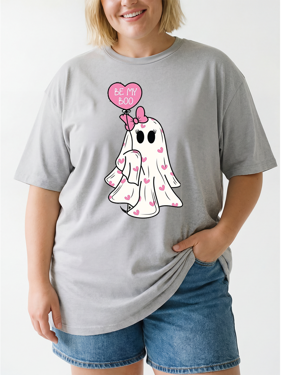 Vintage Be My Boo Oversize Graphic Tee
