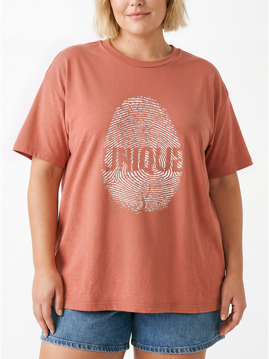 Vintage Unique Design Oversize Graphic Tee