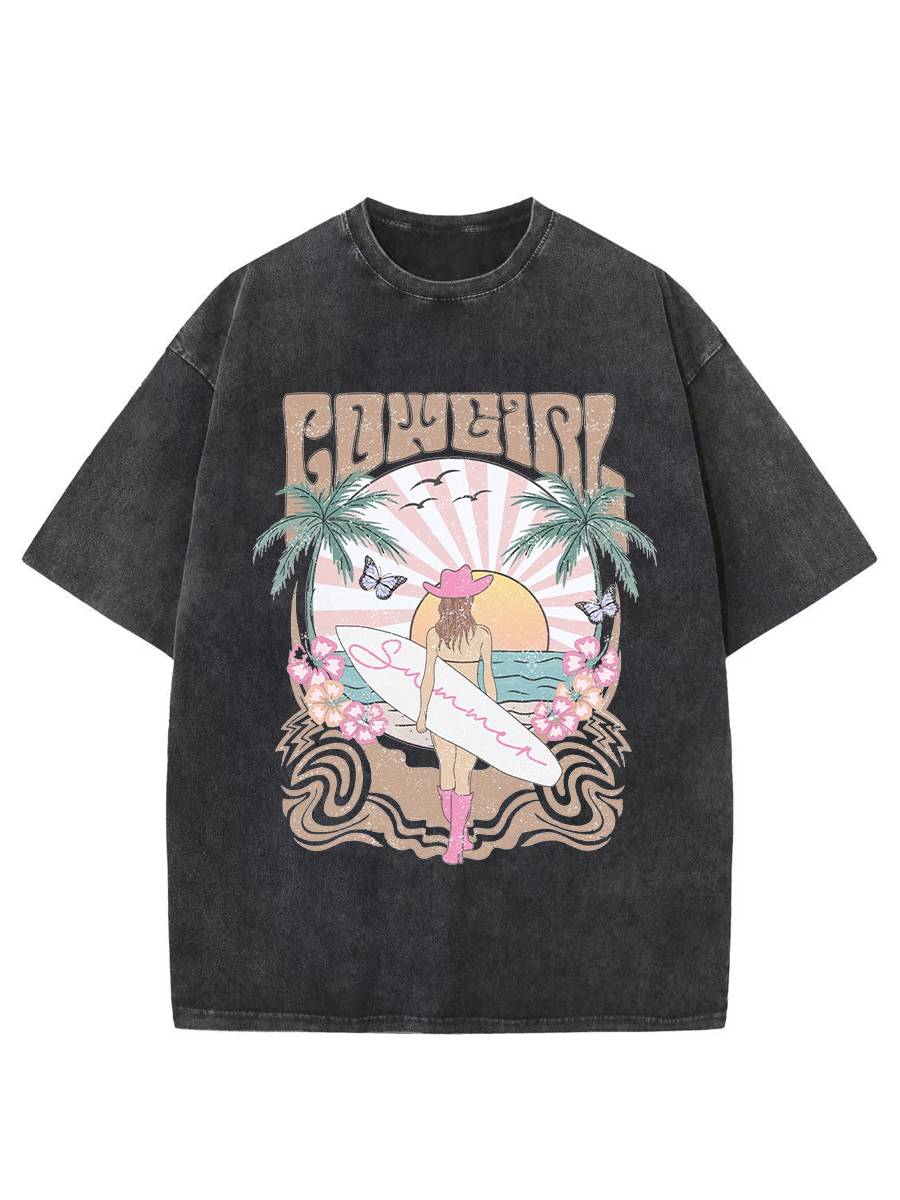 Vintage Surfer Beach Washed T-Shirt