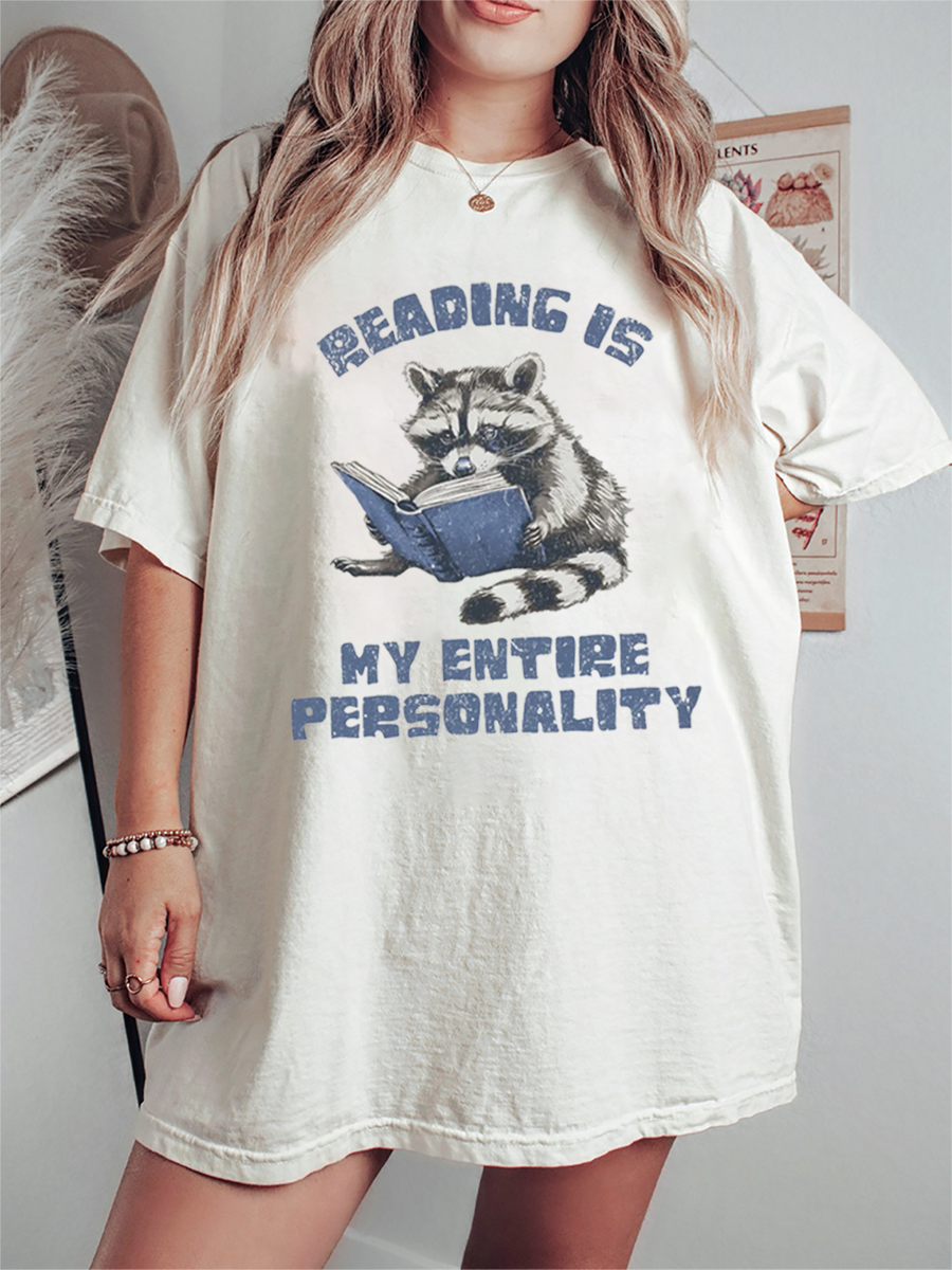 Vintage Reading Is My Entire T-Shirt