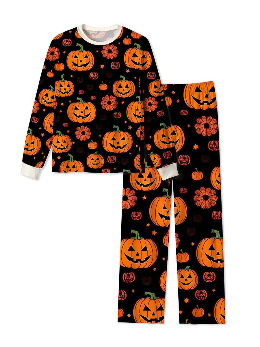 Vintage Classic Halloween Pumpkin Pajama