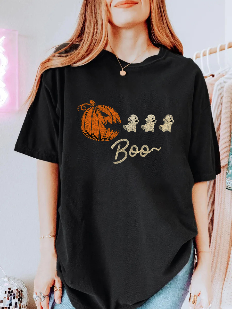Vintage Boo Oversize Graphic Tee