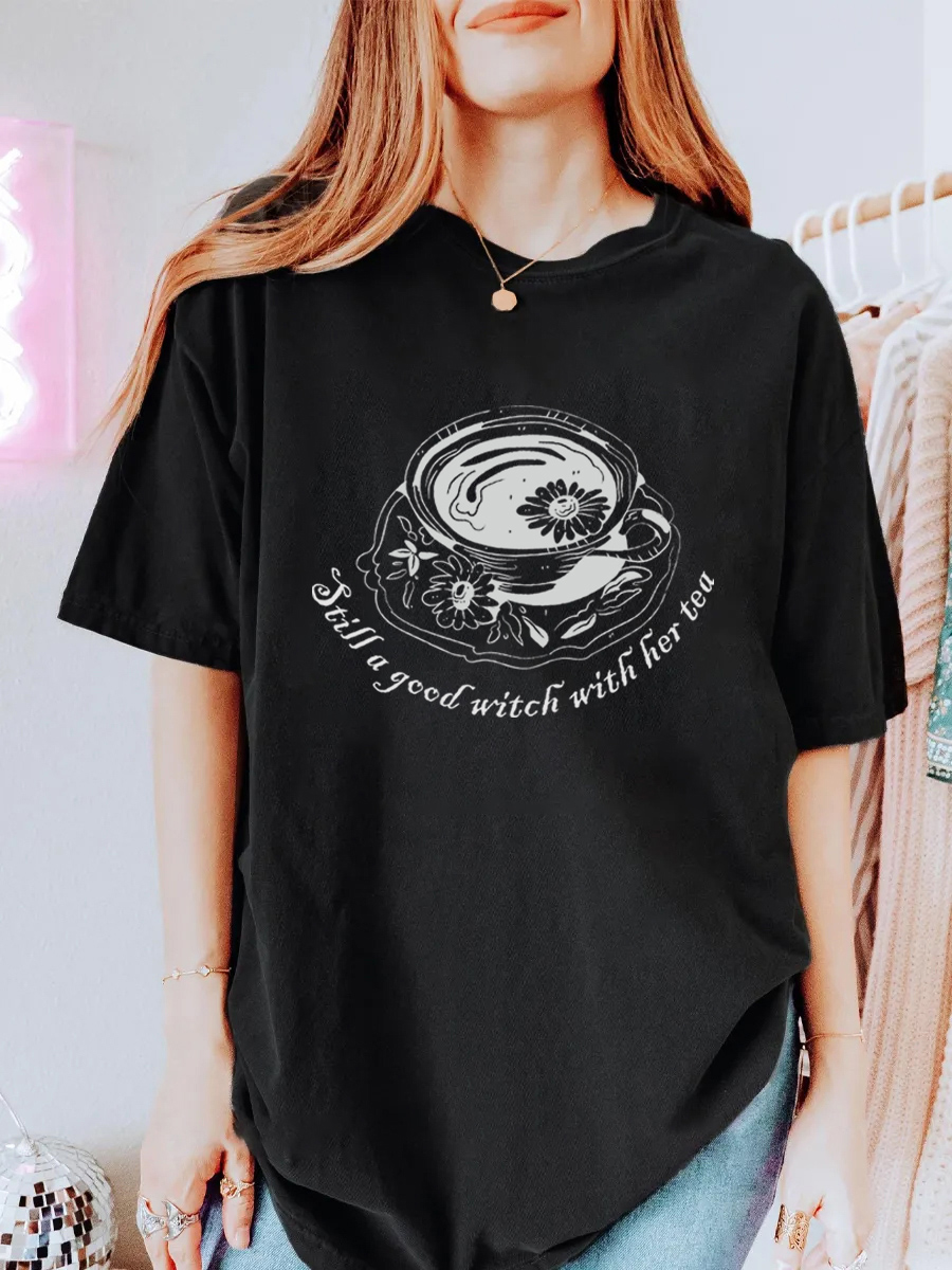 Vintage The Good Witch Oversize Graphic Tee