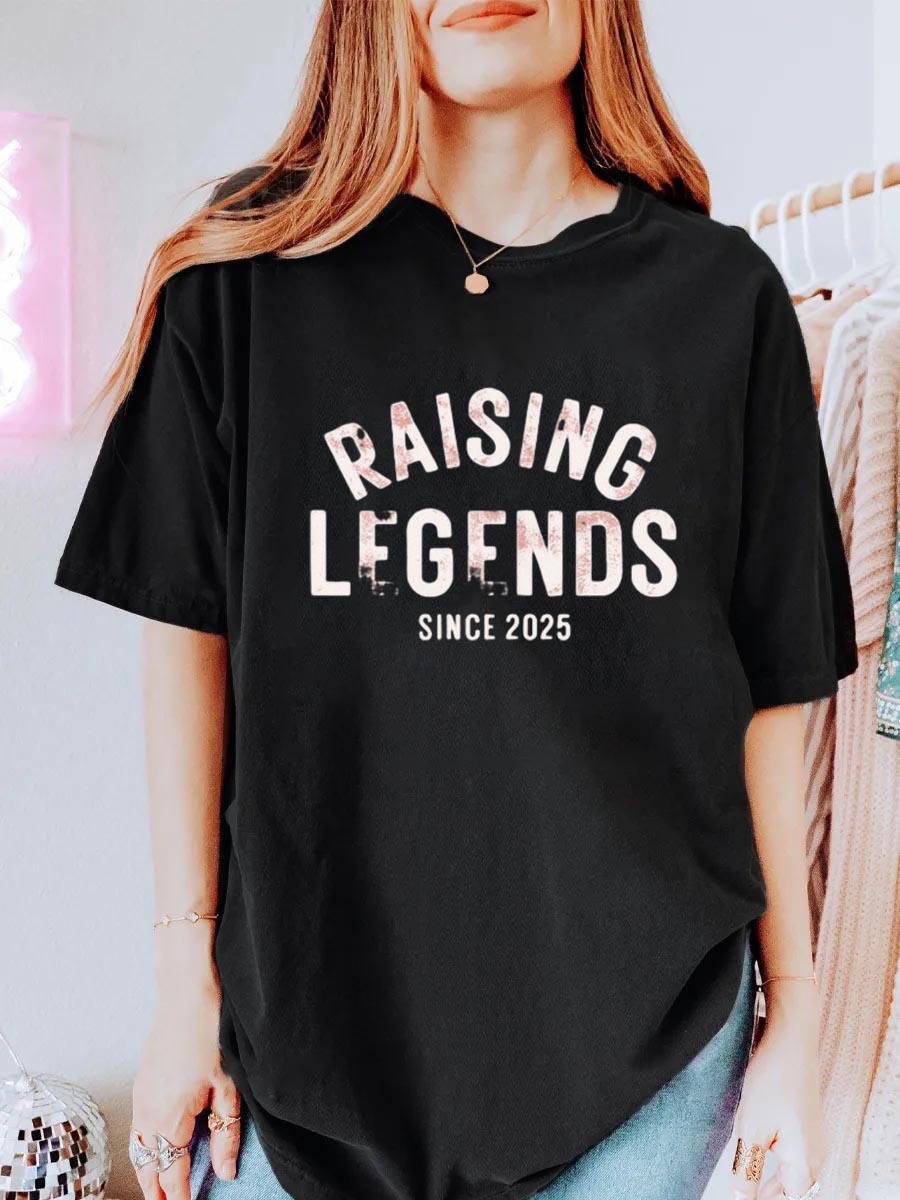 Vintage Raising Legends Oversize Graphic Tee