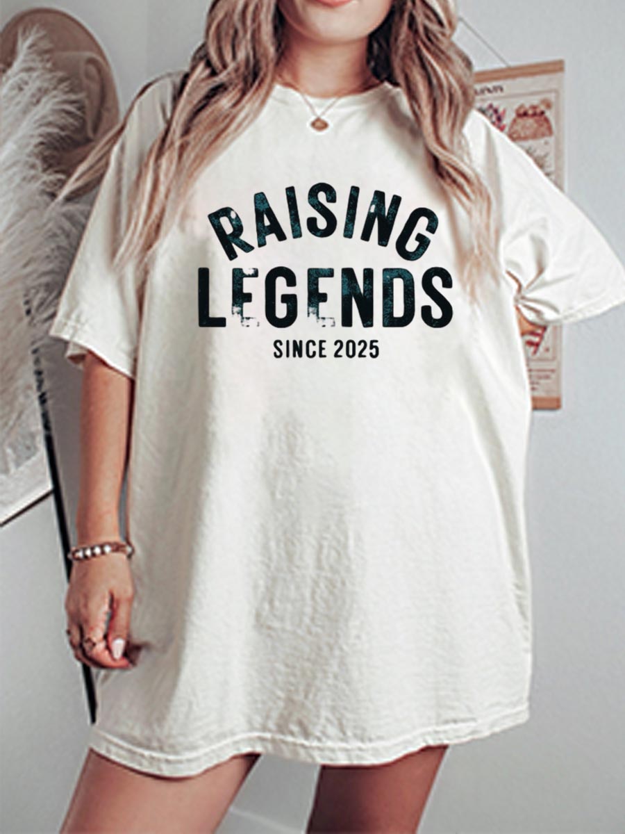 Vintage Raising Legends Oversize Graphic Tee