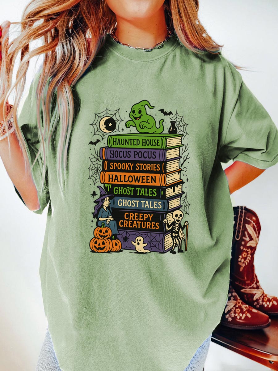 Vintage Halloween Oversize Graphic Tee