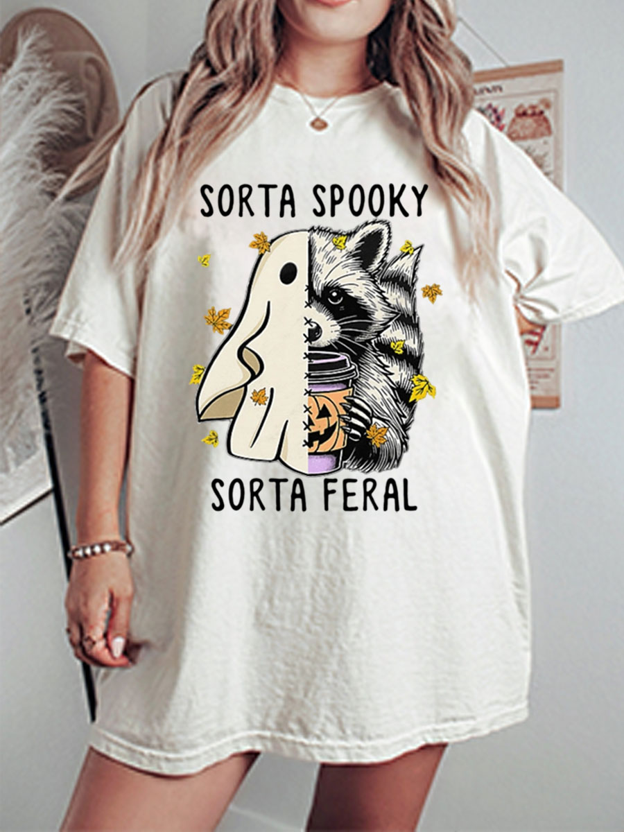 Vintage Sorta Feral Oversize Graphic Tee