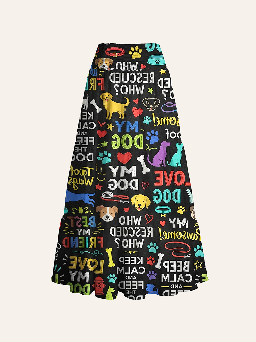 Pet Quote Cabinet Convertible Maxi Skirts