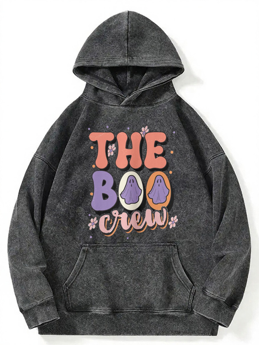 Vintage The Boo Crew Washed Hoodie