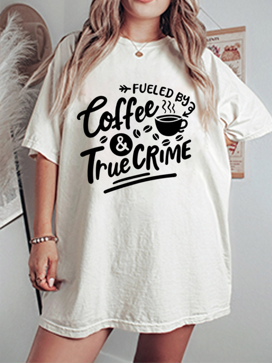 Vintage True Crime Oversize Graphic Tee