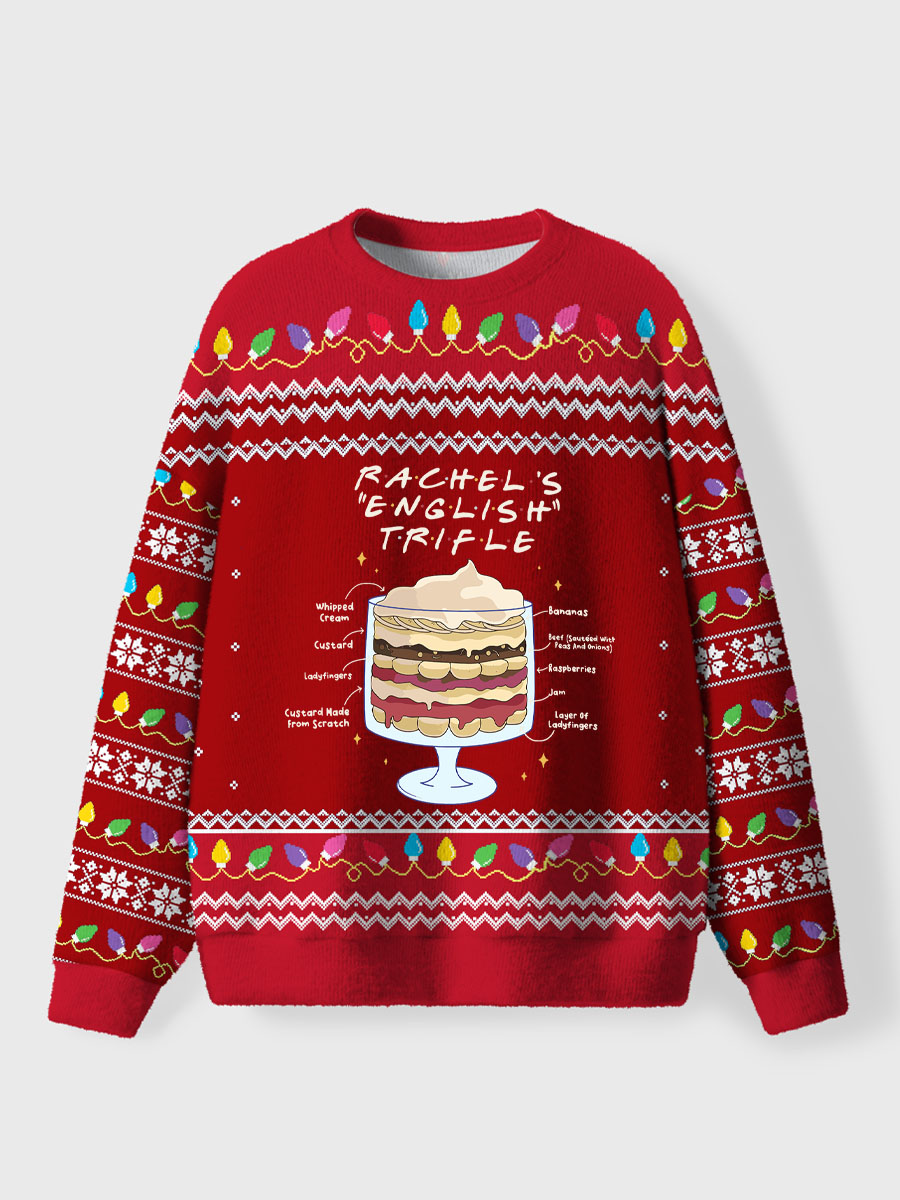 Vintage Friends English Trifle Ugly Sweater