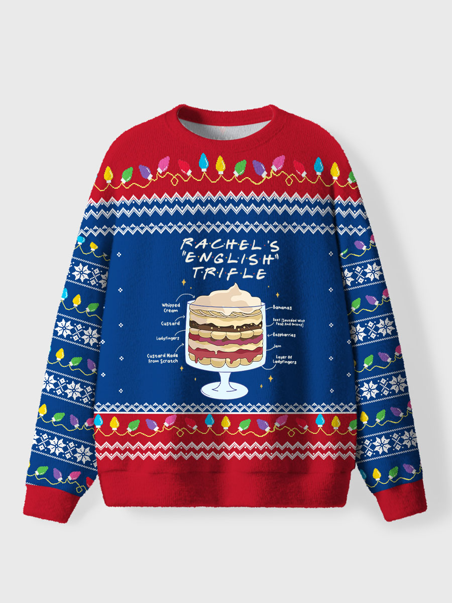 Vintage Friends English Trifle Ugly Sweater