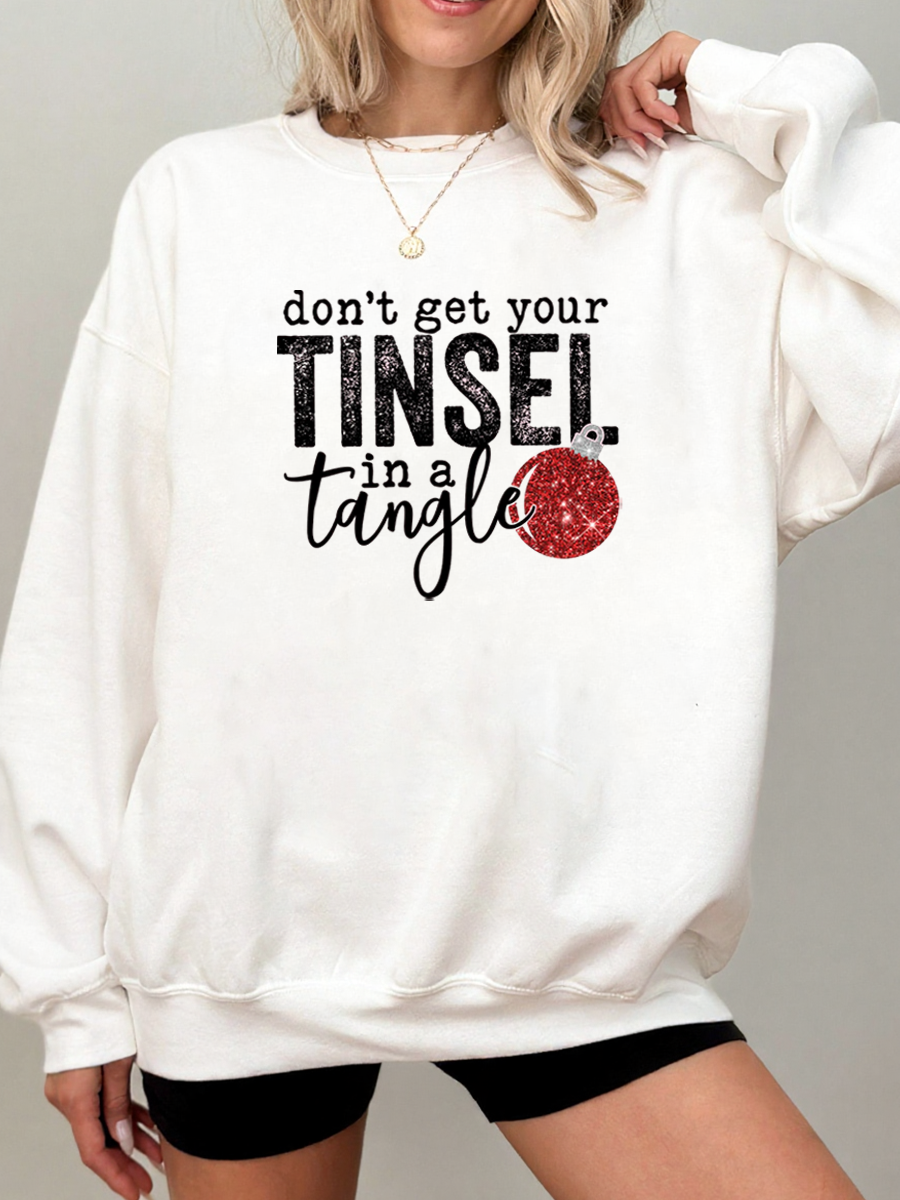 Vintage Holiday Humor Graphic Sweatshirt