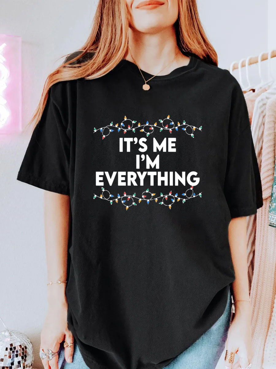 Vintage It’s Me I’m Everything Oversize Graphic Tee