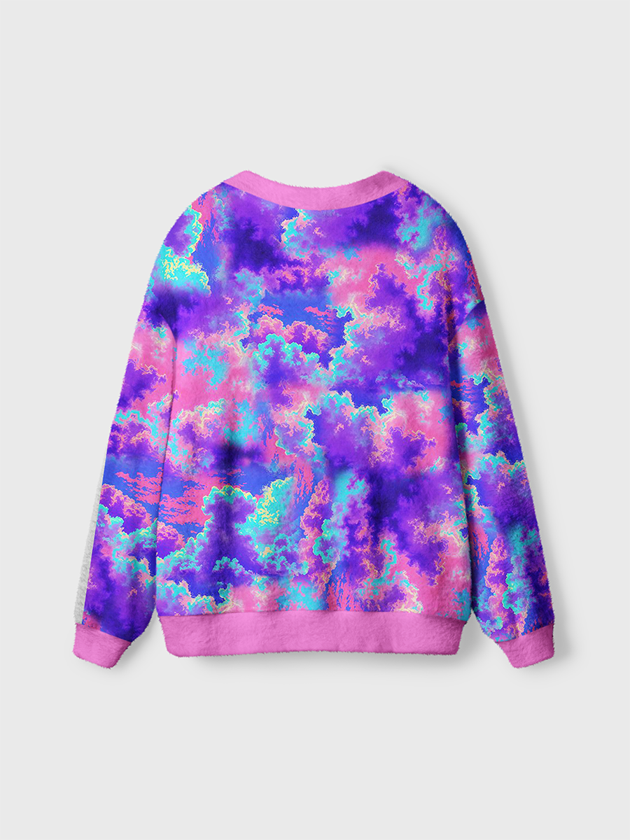 Vintage Cyberpunk Cloud Cardigan Sweaters
