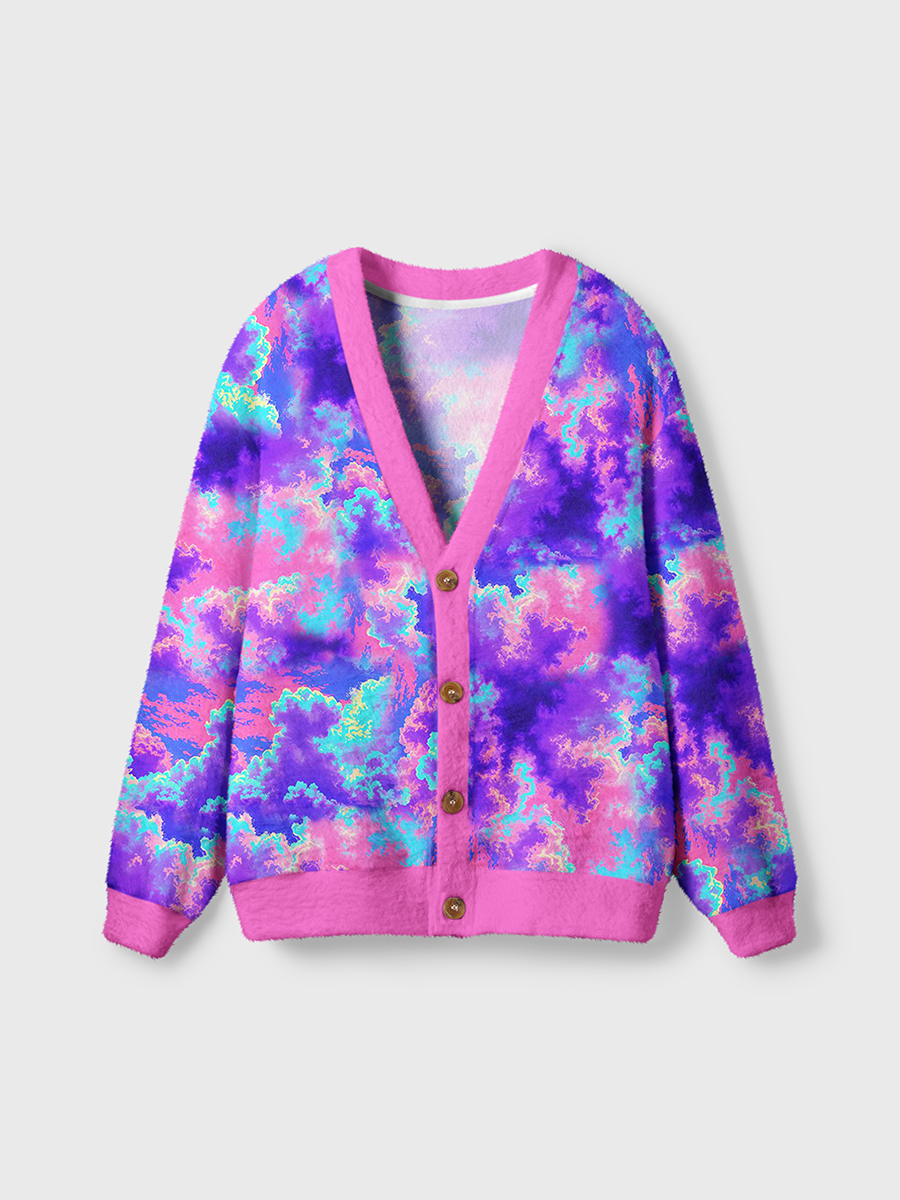 Vintage Cyberpunk Cloud Cardigan Sweaters