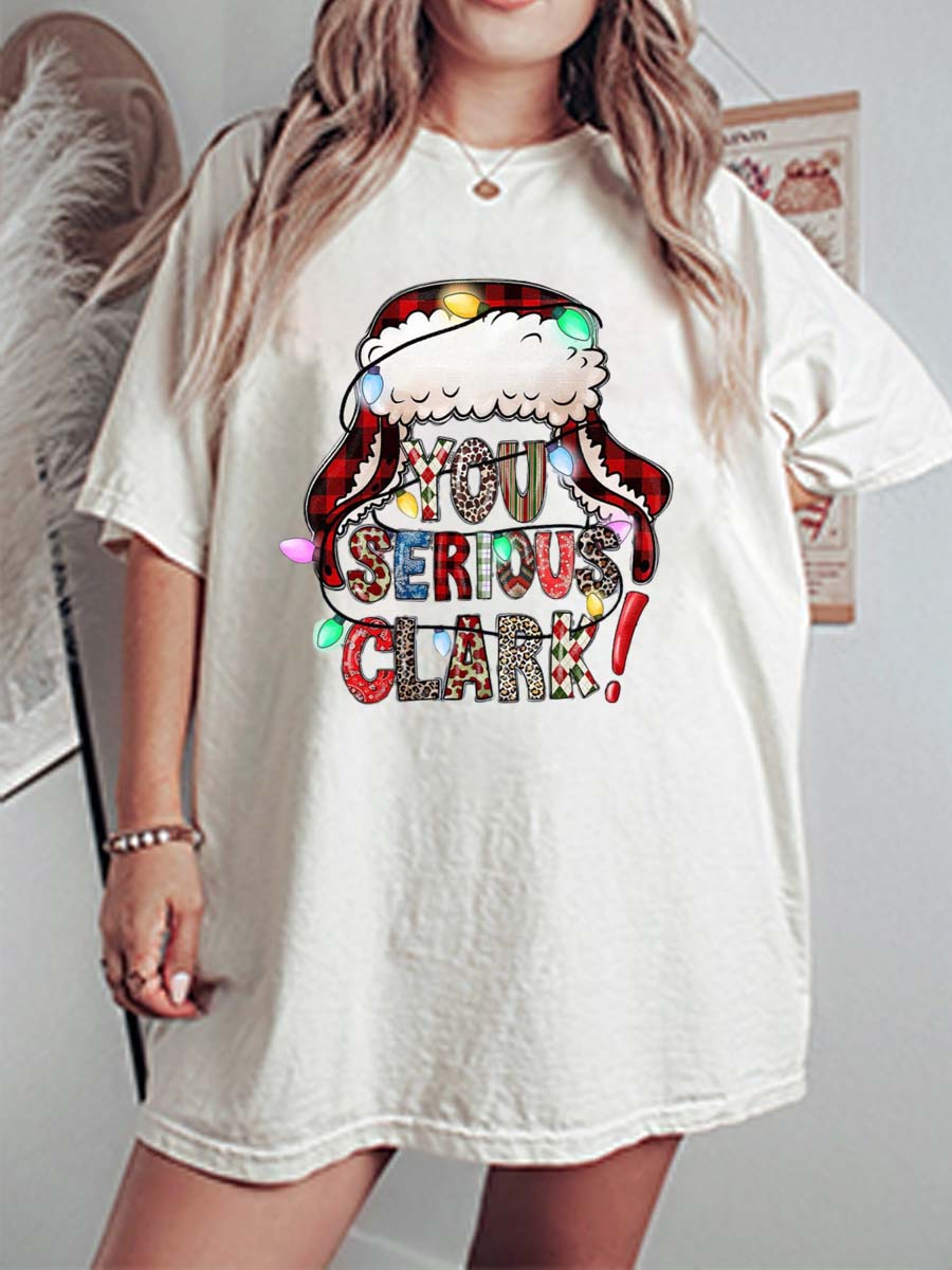 Vintage You Serious Clark Oversize Graphic Tee
