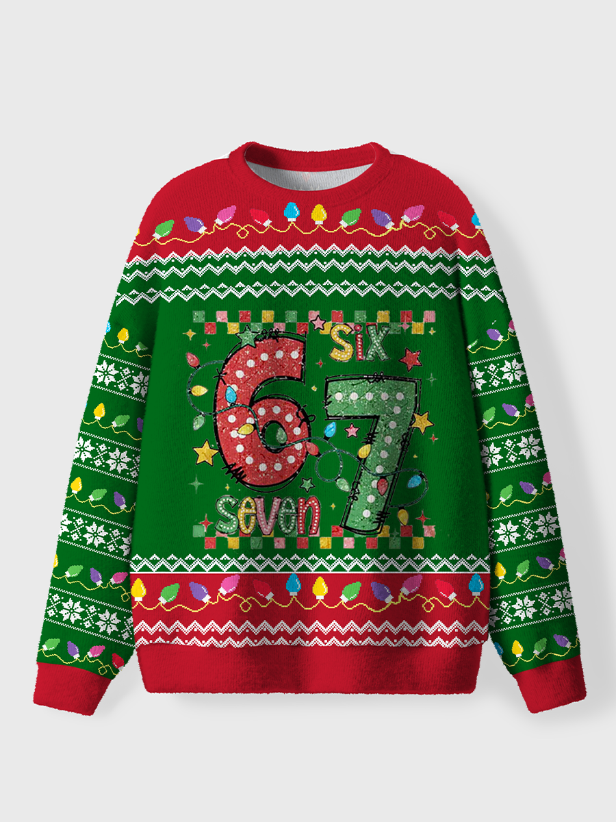 Vintage Six Seven Christmas Ugly Sweater