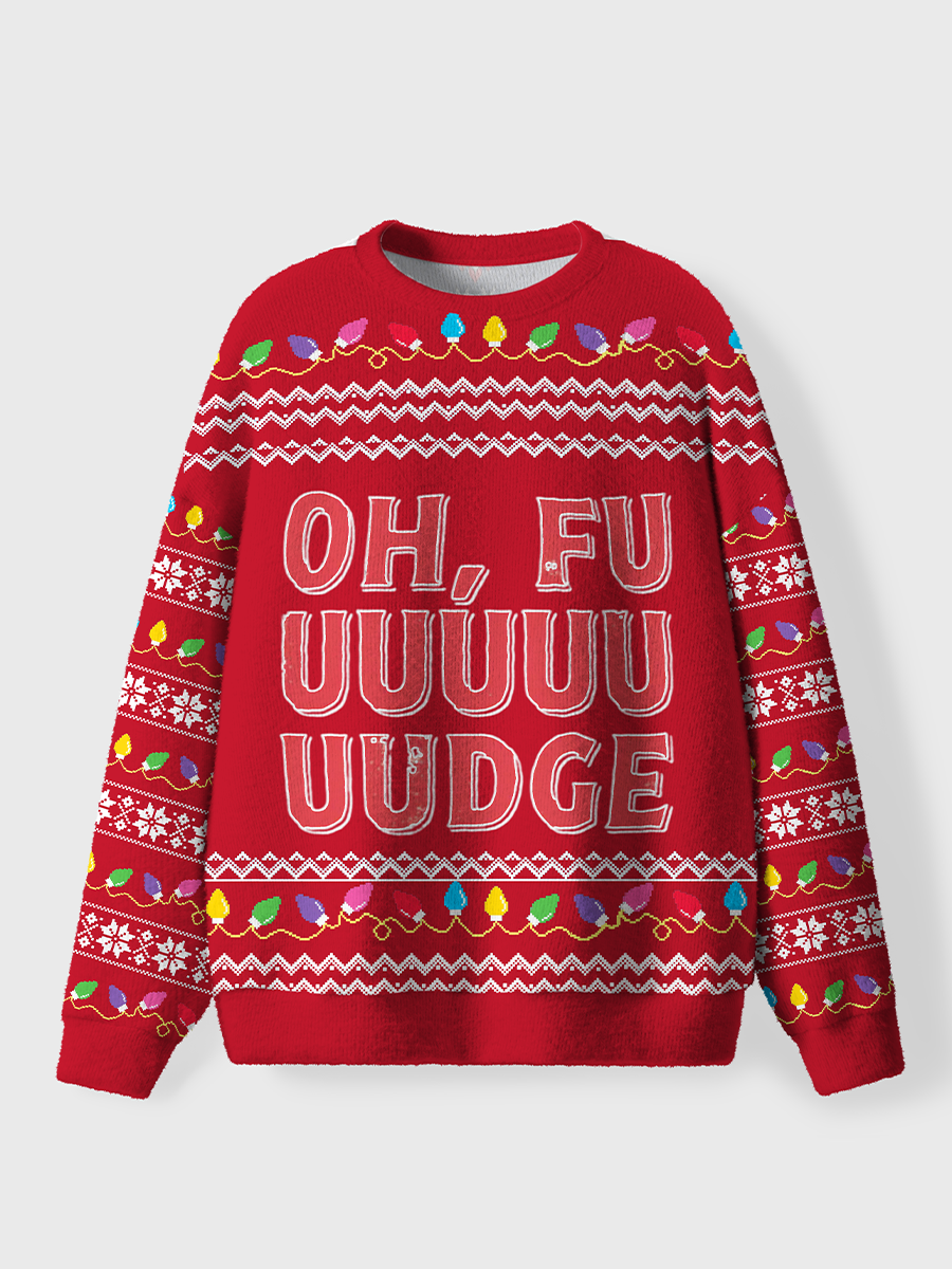 Vintage Oh Fudge Ugly Sweater