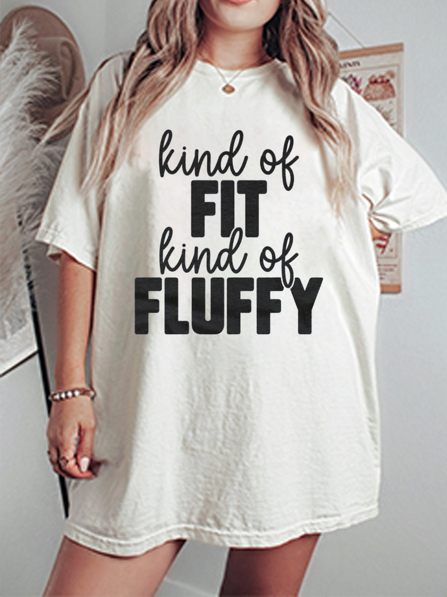 Vintage Kind Of Fit Kind Of Fluffy Oversize Graphic Tee