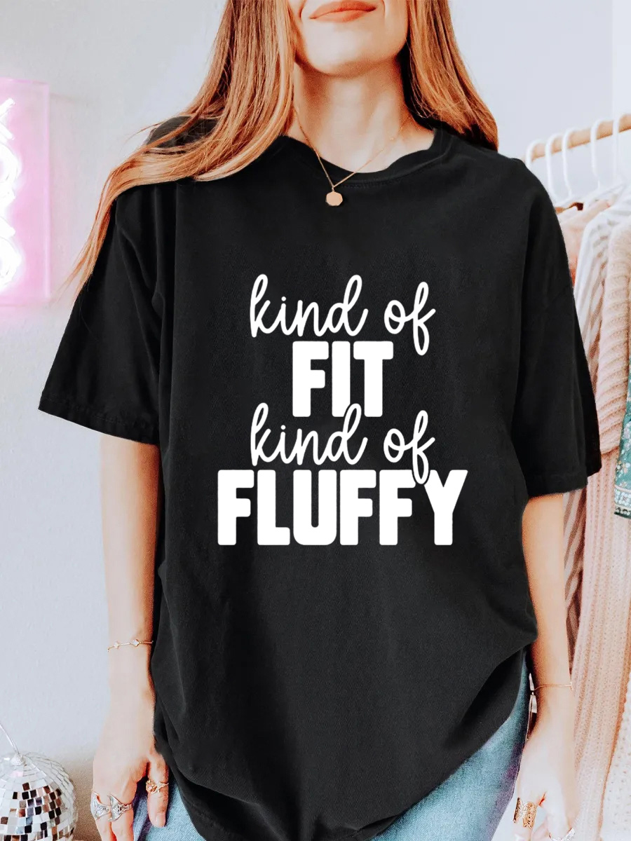 Vintage Kind Of Fit Kind Of Fluffy Oversize Graphic Tee